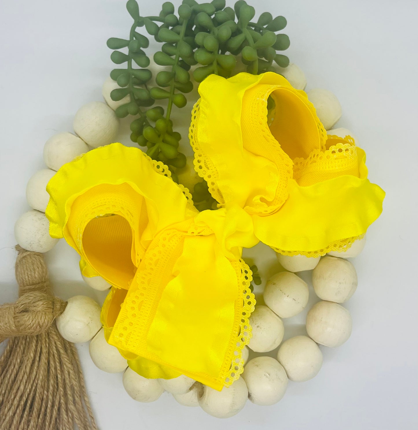 Yellow Double Ruffle