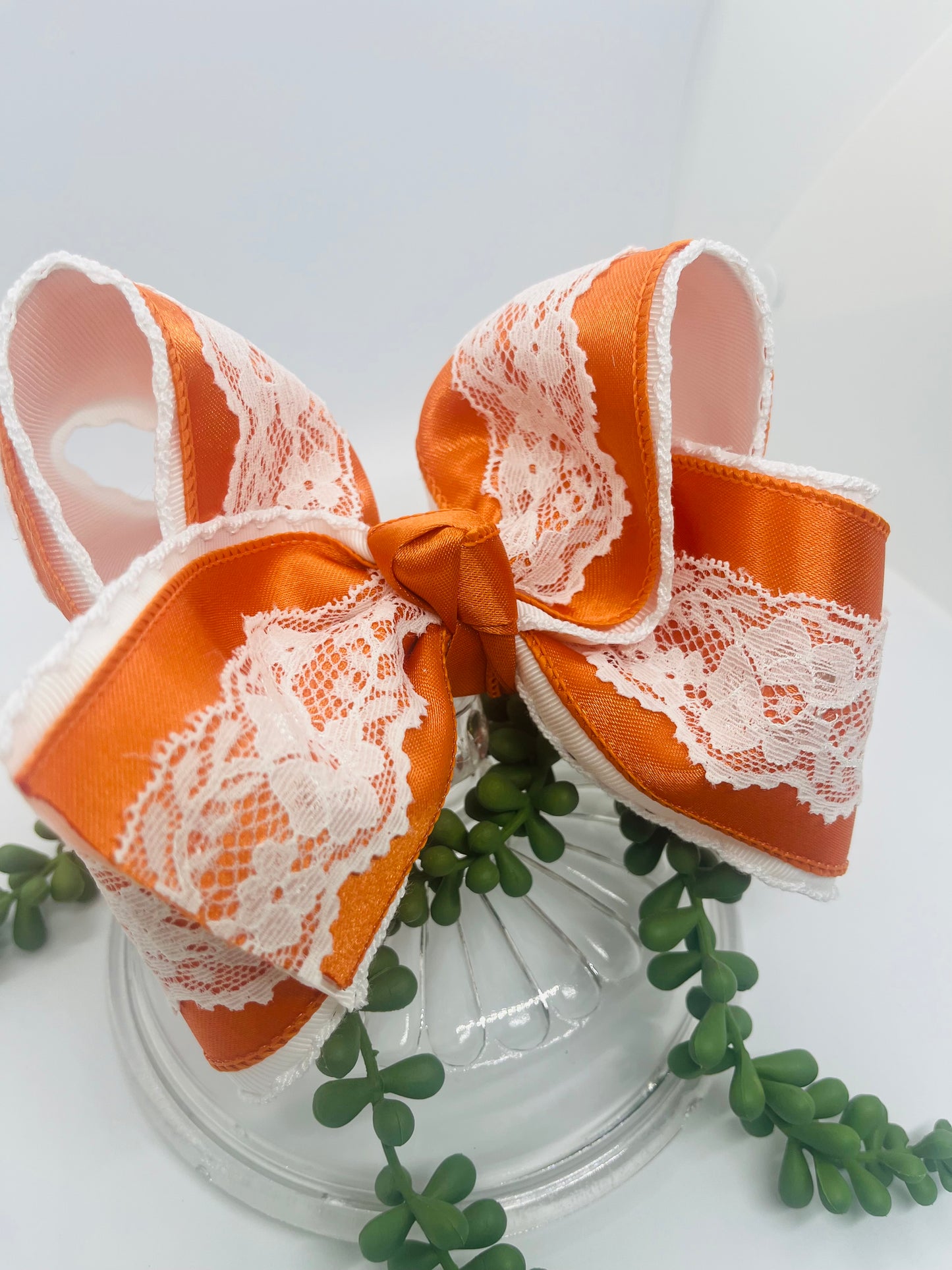 Orange, Lace & Moon Stitch