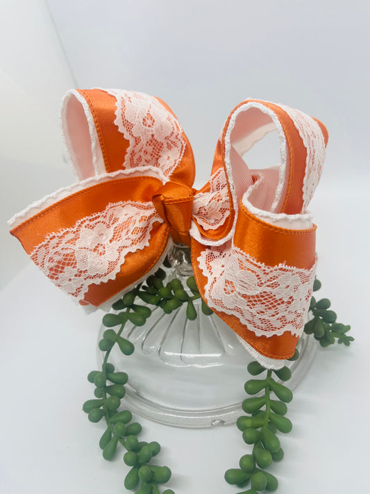 Orange, Lace & Moon Stitch